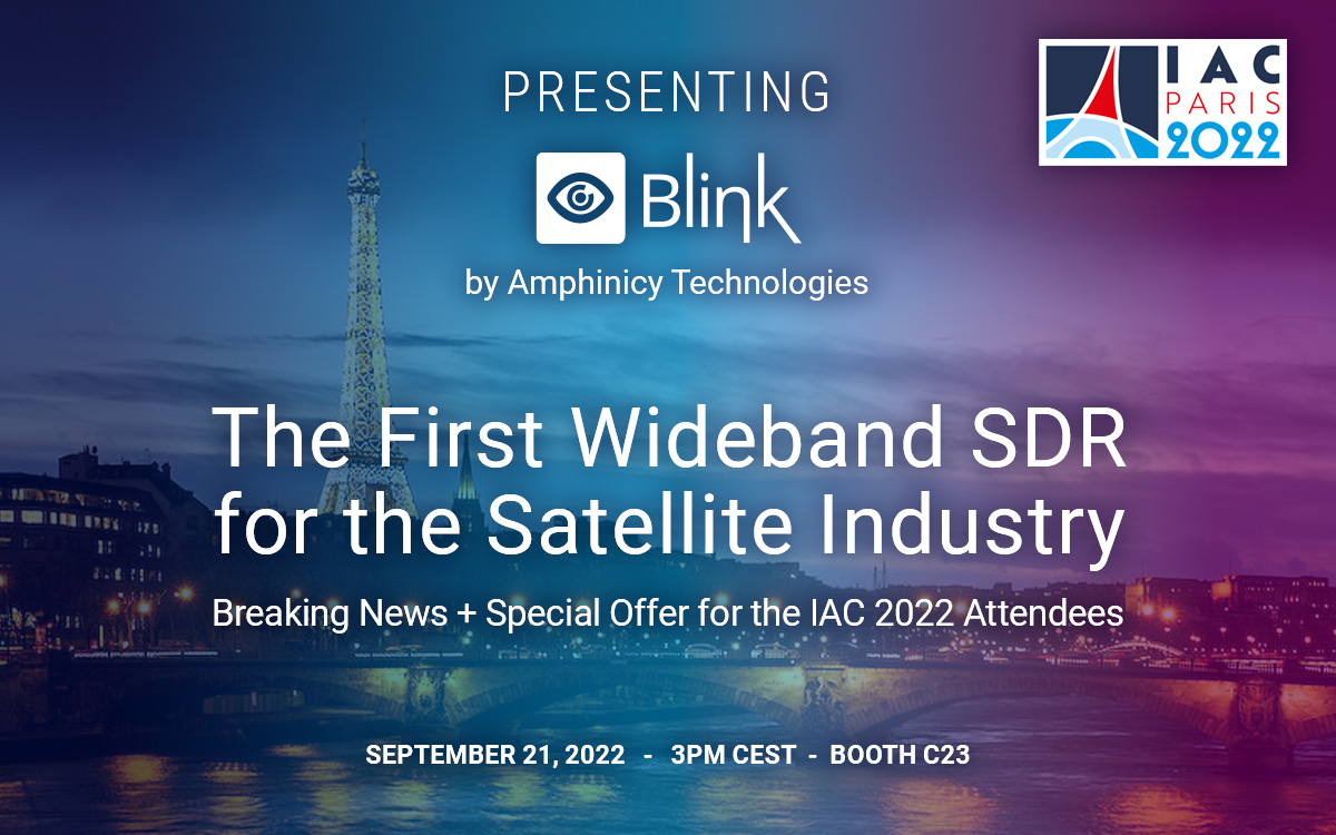 Blink, the first wideband SDR for the satellite industry
