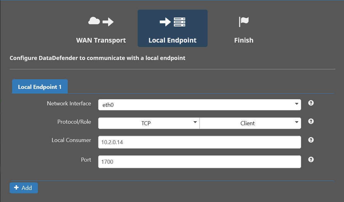 Local Endpoint setup